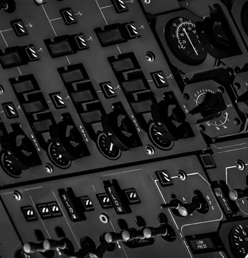 Aircraft avionics control panel