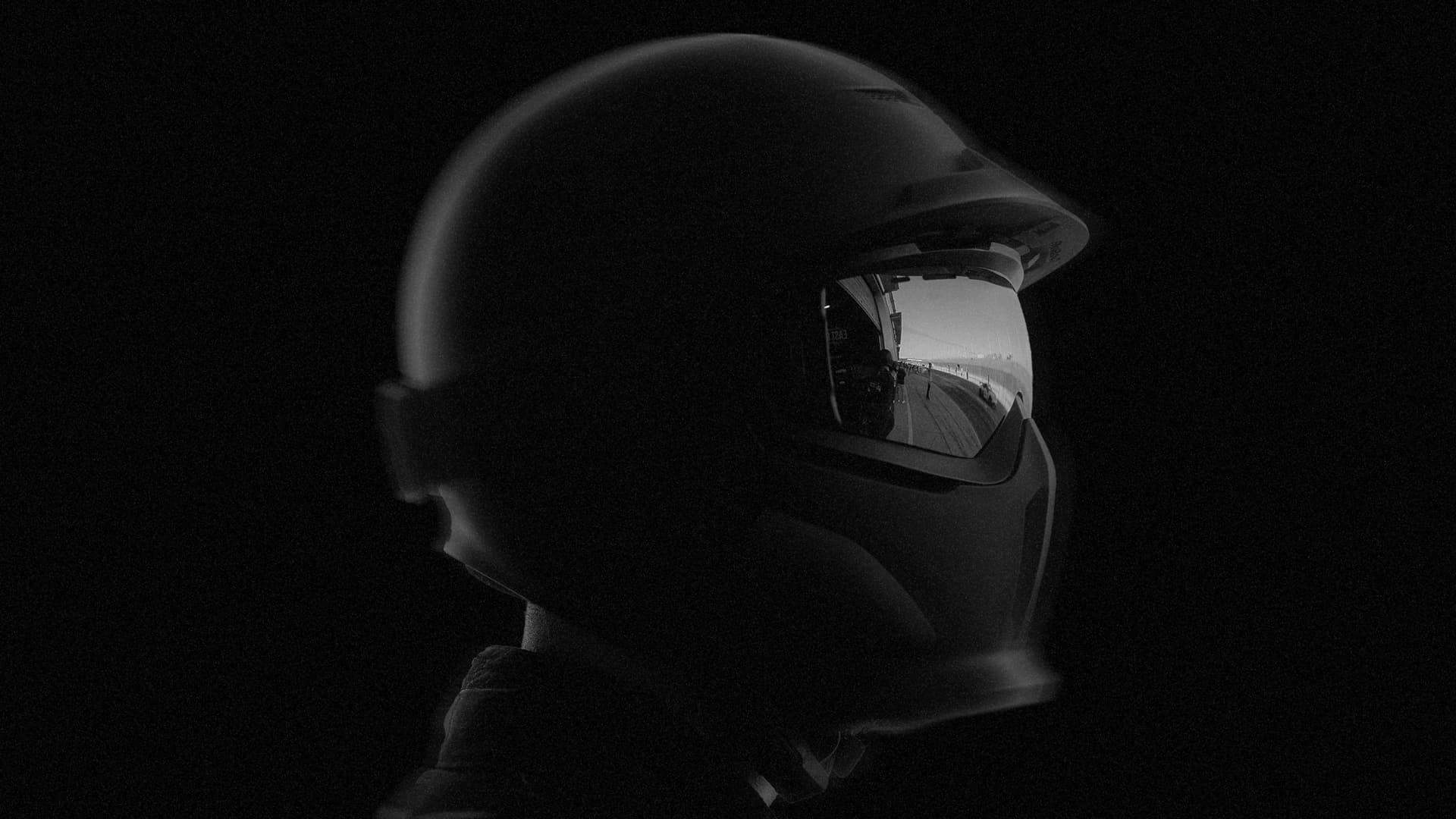 KEEL helmet profile in low light